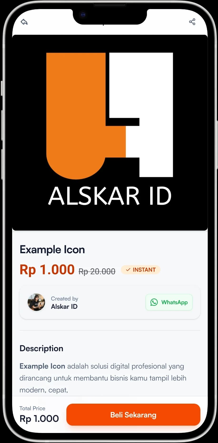 Alskar Mobile Interface